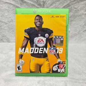 Madden NFL 19 Xbox One Antonio Brown Cover Pre Owned Little to No Scratches